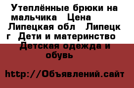 Утеплённые брюки на мальчика › Цена ­ 500 - Липецкая обл., Липецк г. Дети и материнство » Детская одежда и обувь   